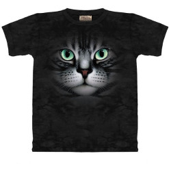 Yeux emeraude - T-shirt chat  - The Mountain