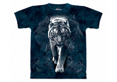 White tiger stalk - T-shirt tigre blanc - The Mountain