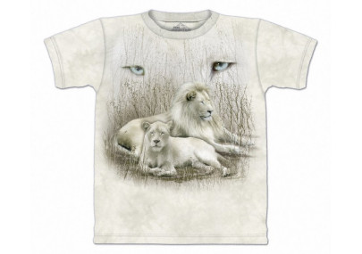 White lion - T-shirt - The Mountain - Lions félin