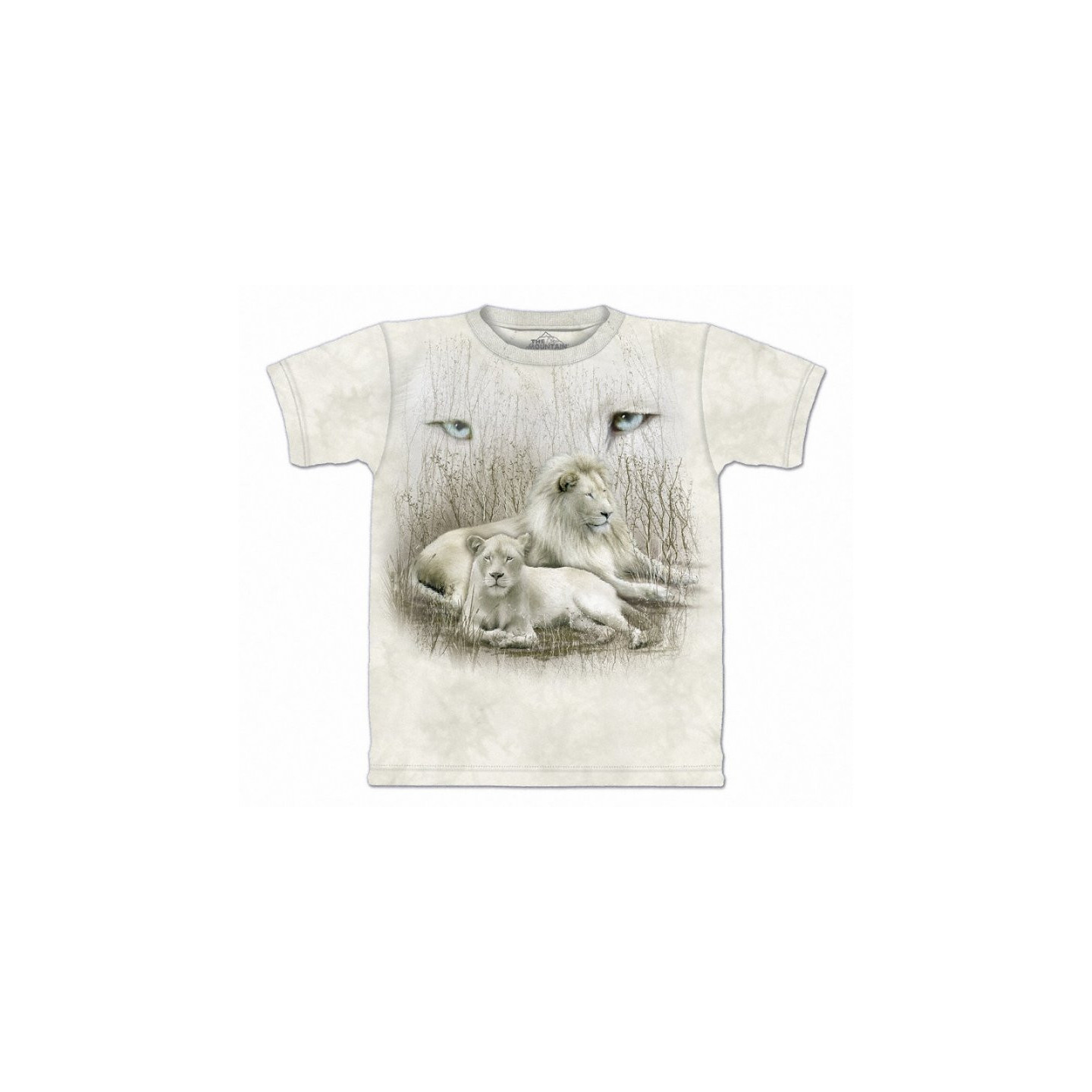 White lion - T-shirt - The Mountain - Lions félin