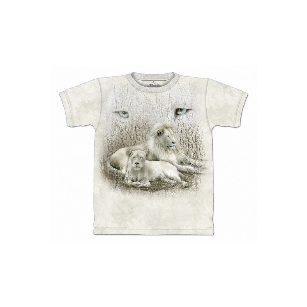 White lion - T-shirt - The Mountain - Lions félin