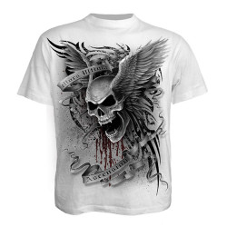 Ascension - T-shirt blanc tête de mort - Spiral
