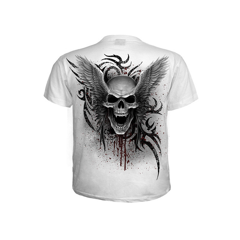 Ascension - T-shirt blanc tête de mort - Spiral