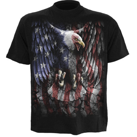 Liberty usa - T-shirt homme aigle rapace