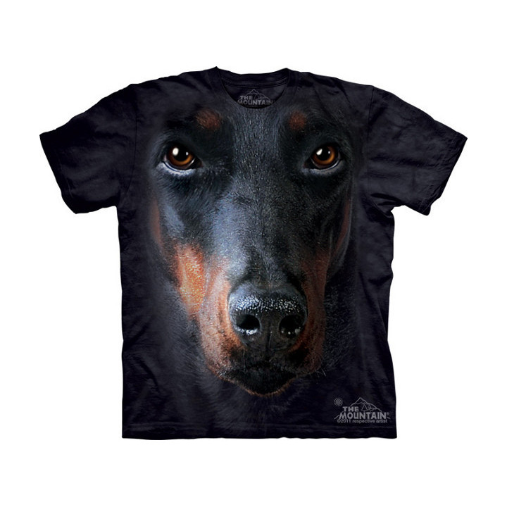 Doberman face - T-shirt chien - The Mountain