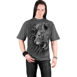 Tribal lion - T-shirt homme - Gris