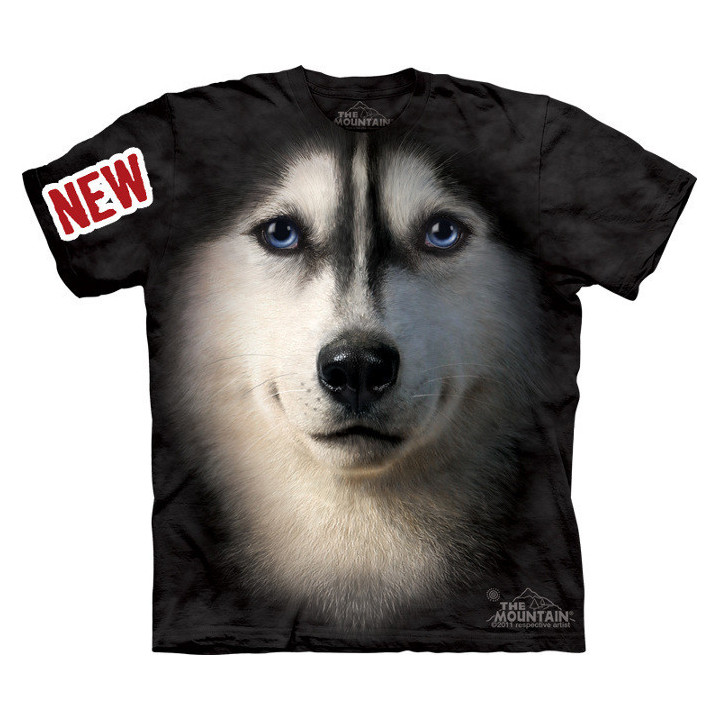 Siberian face - T-shirt chien - The Mountain - Manches longues