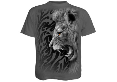 Tribal lion - T-shirt homme - Gris