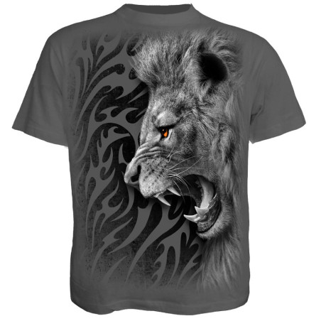 Tribal lion - T-shirt homme - Gris