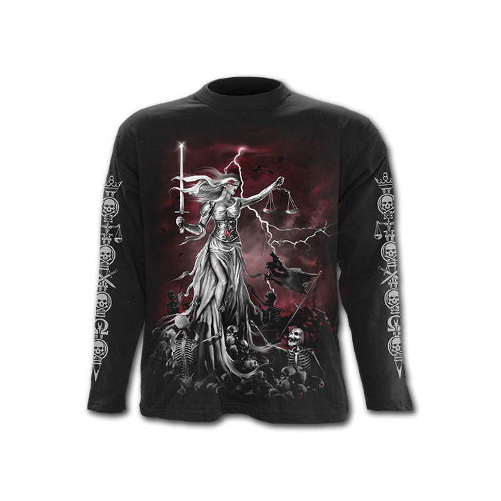 Blind justice - T-shirt homme gothic - Manches longues