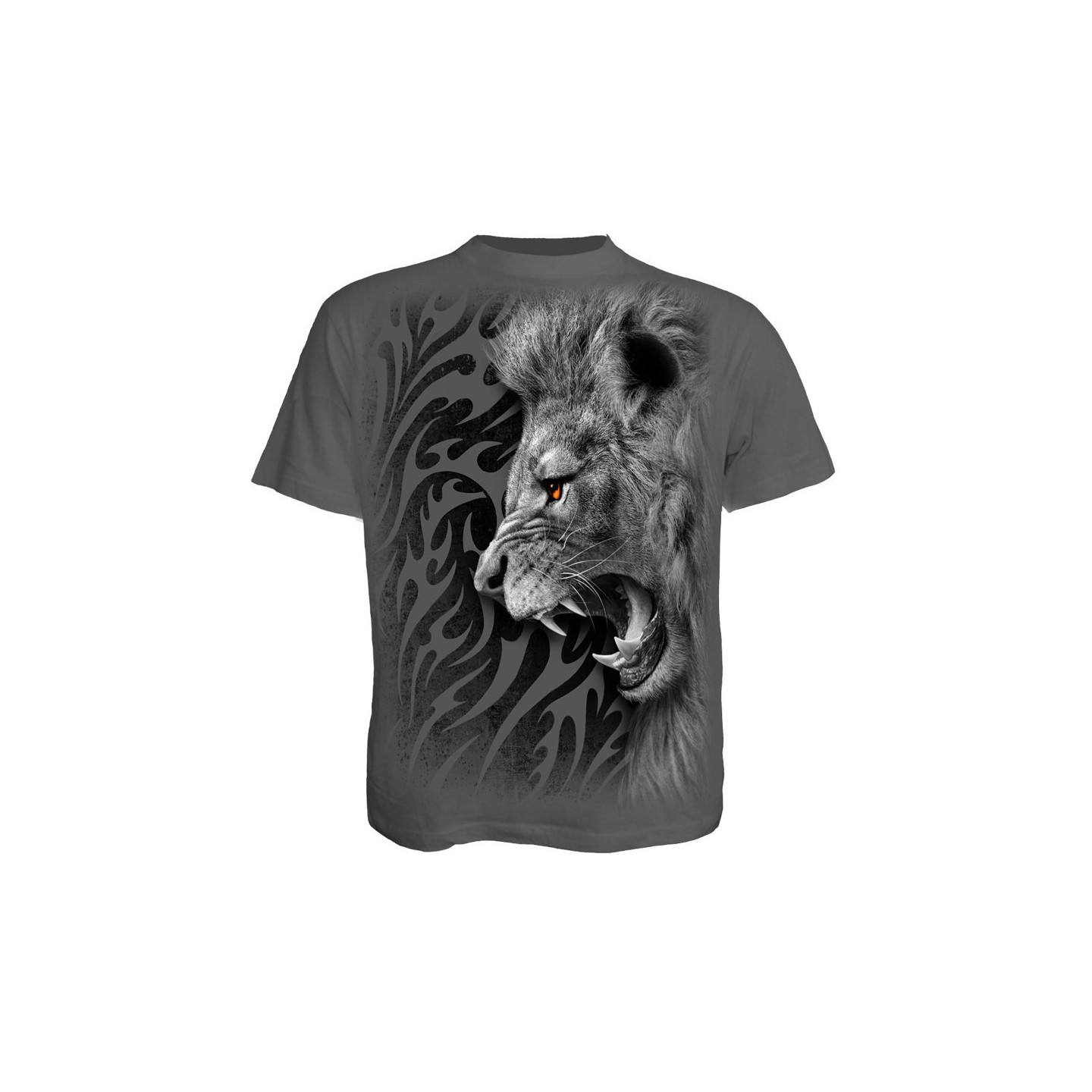 Tribal lion - T-shirt homme - Gris