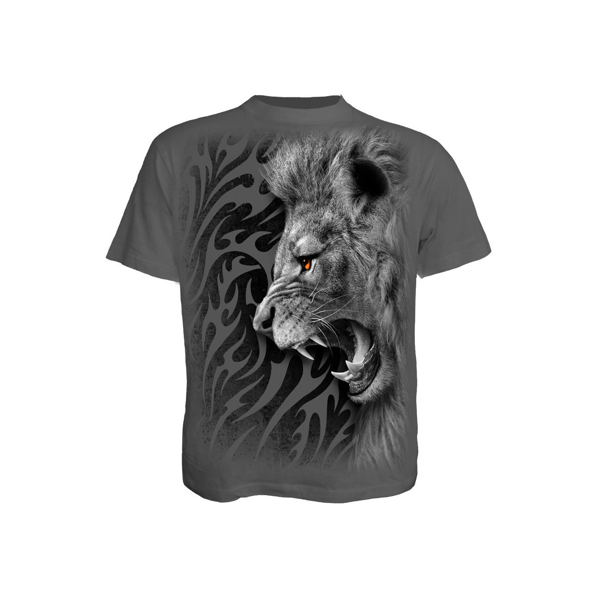 Tribal lion - T-shirt homme - Gris