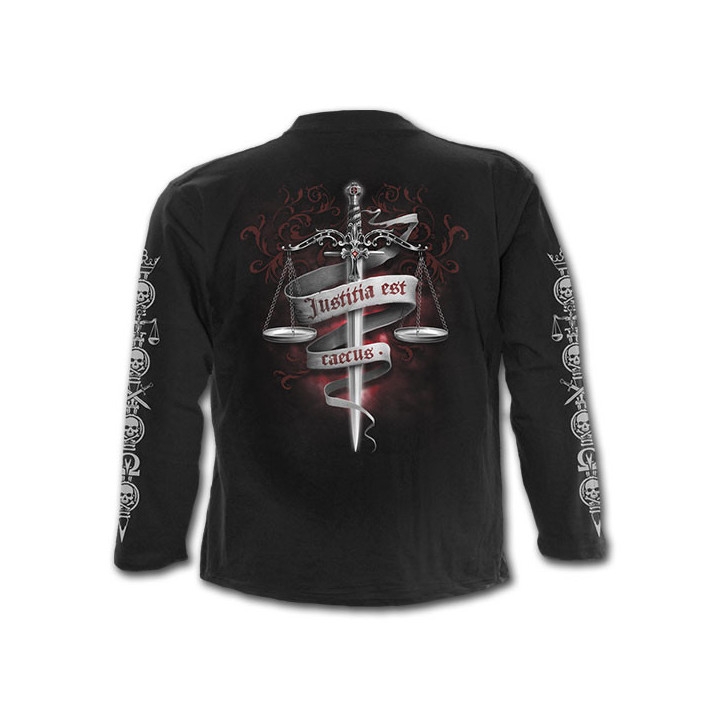 Blind justice - T-shirt homme gothic - Manches longues