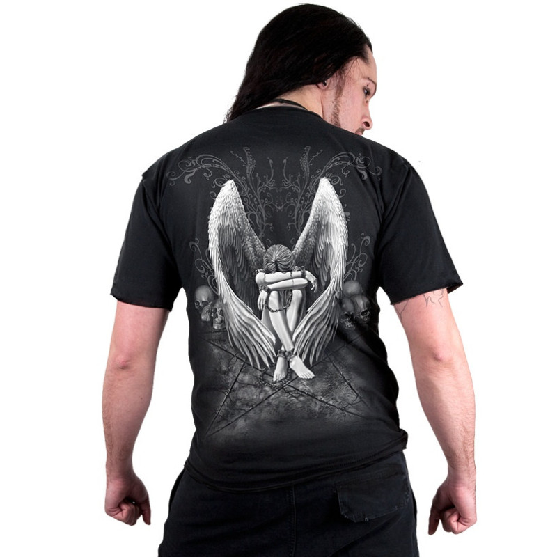 Enslaved sorrow - T-shirt homme - Ange gothic