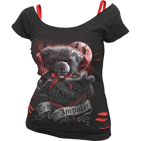 Ted the impaler - Tee-shirt femme gothic - Spiral
