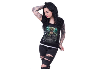 Frankented ours peluche - Tee-shirt femme gothic