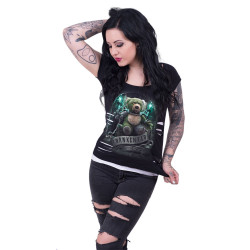 Frankented ours peluche - Tee-shirt femme gothic