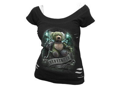 Frankented ours peluche - Tee-shirt femme gothic