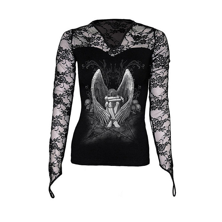 Enslaved sorrow - T-shirt femme - Ange gothic