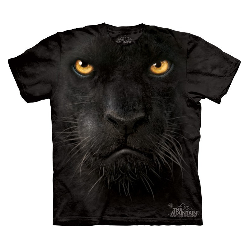 Black panther face - T-shirt panthère noire - The Mountain