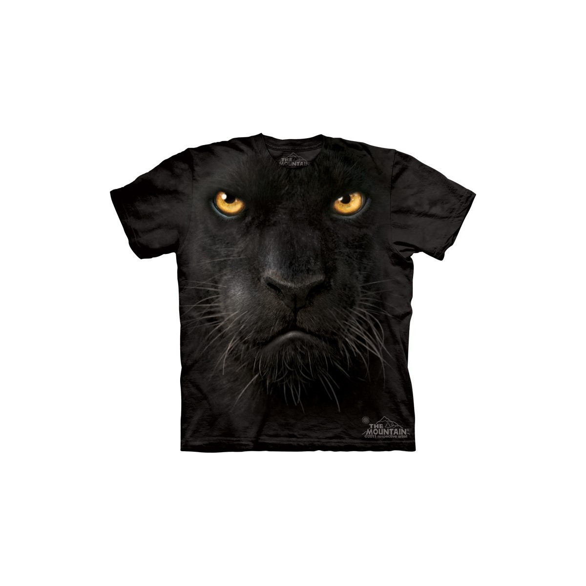 Black panther face - T-shirt panthère noire - The Mountain