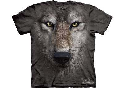 Wolf face - T-shirt loup - The Mountain