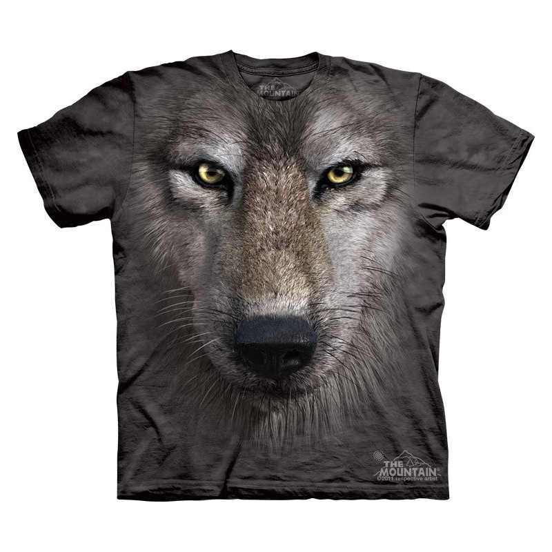 Wolf face - T-shirt loup - The Mountain