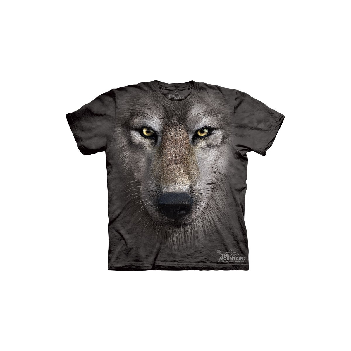 Wolf face - T-shirt loup - The Mountain