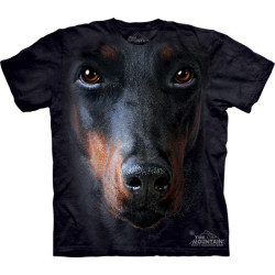 Doberman face - T-shirt chien - The Mountain