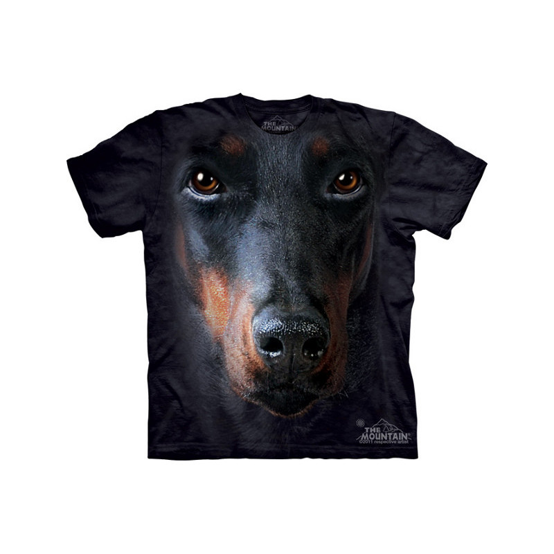 Doberman face - T-shirt chien - The Mountain