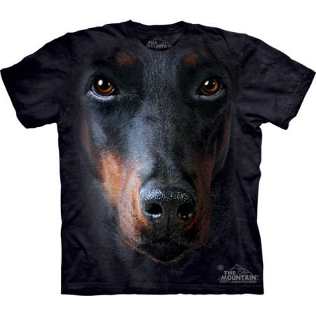 Doberman face - T-shirt chien - The Mountain