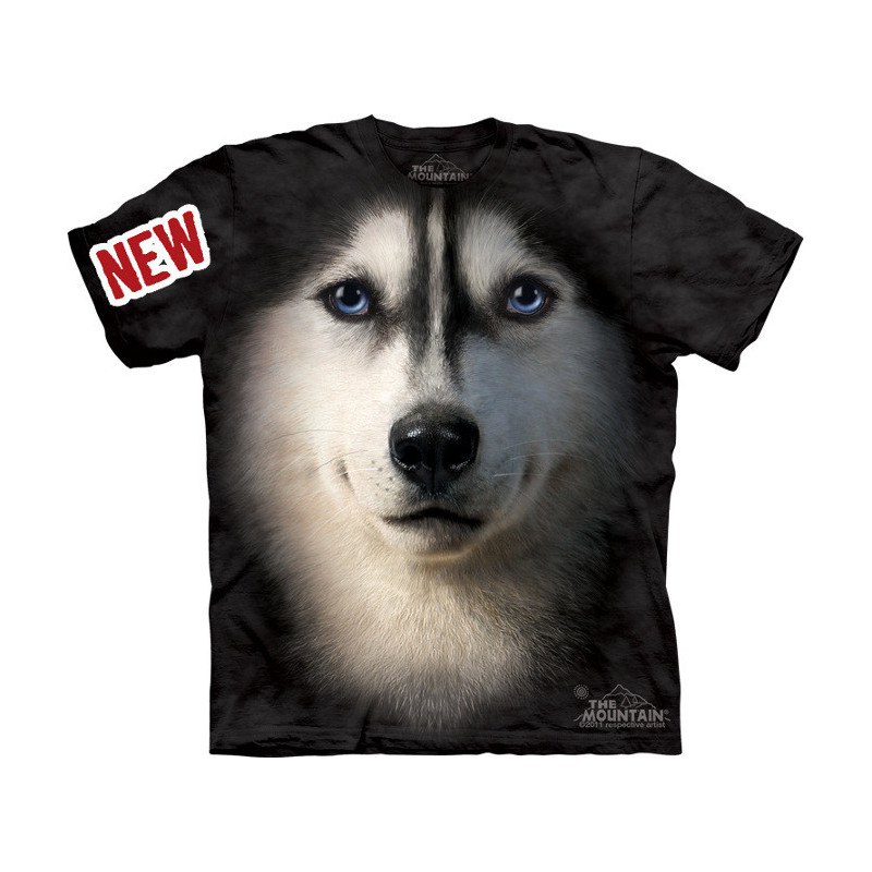 Siberian face - T-shirt chien - The Mountain - Manches courtes