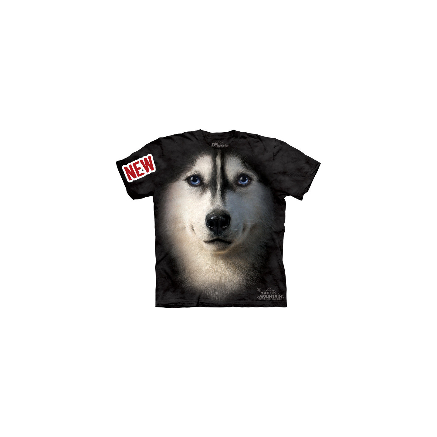 Siberian face - T-shirt chien - The Mountain - Manches courtes