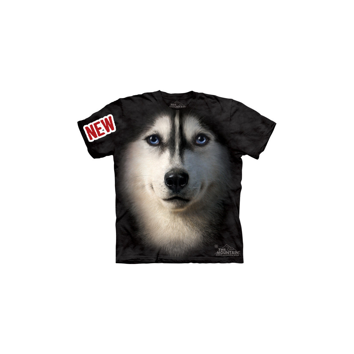 Siberian face - T-shirt chien - The Mountain - Manches courtes