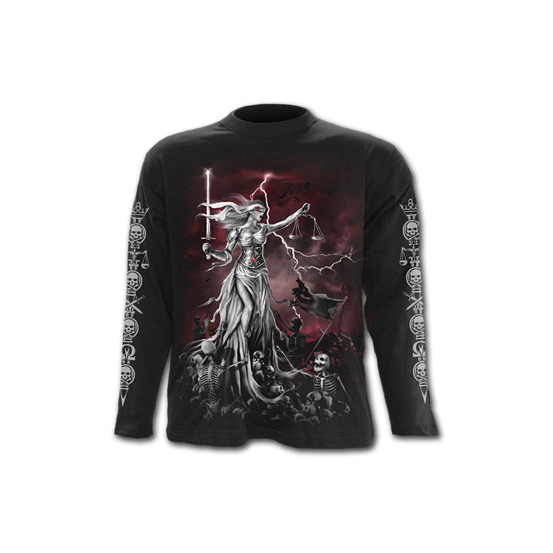 Blind justice - T-shirt homme gothic - Manches longues