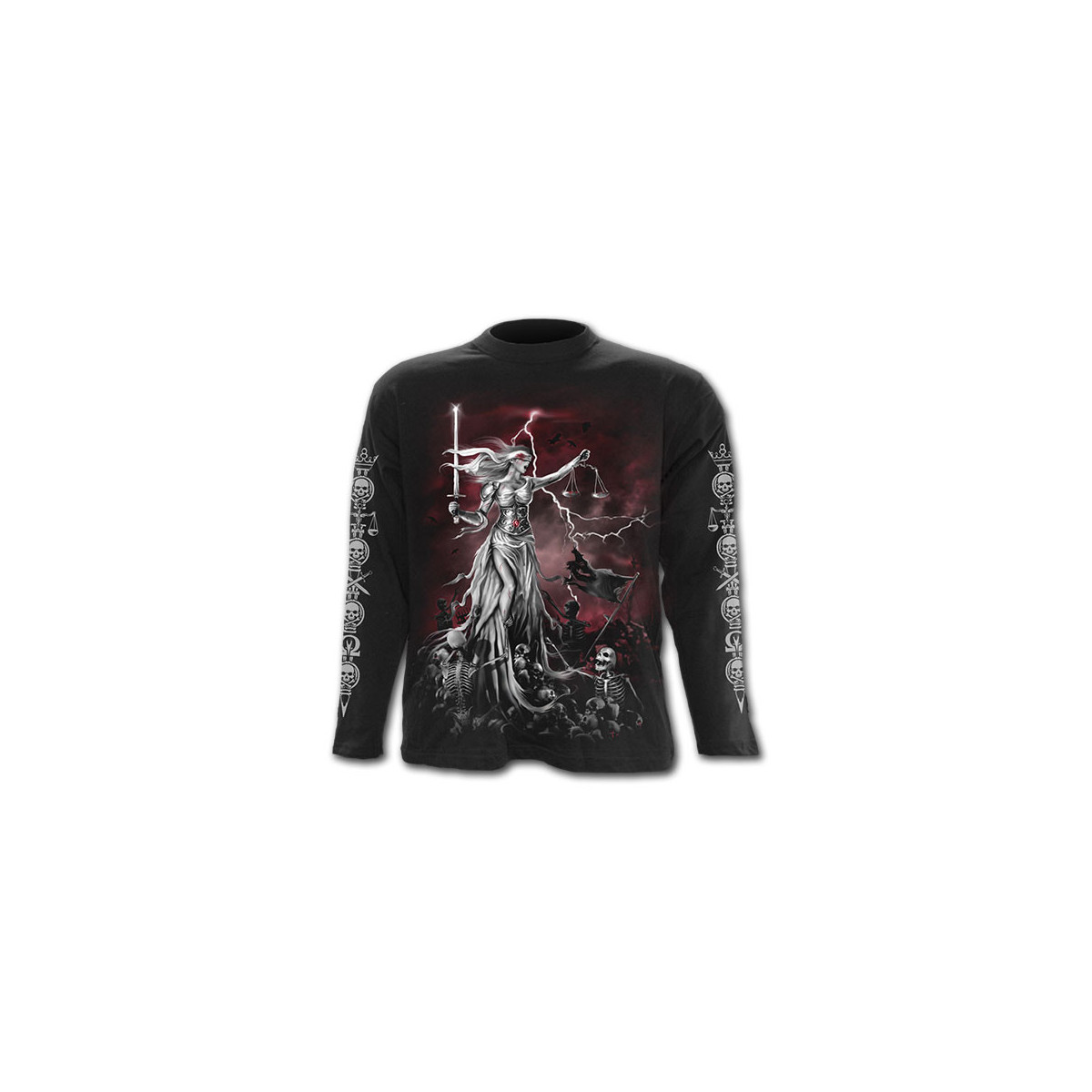 Blind justice - T-shirt homme gothic - Manches longues