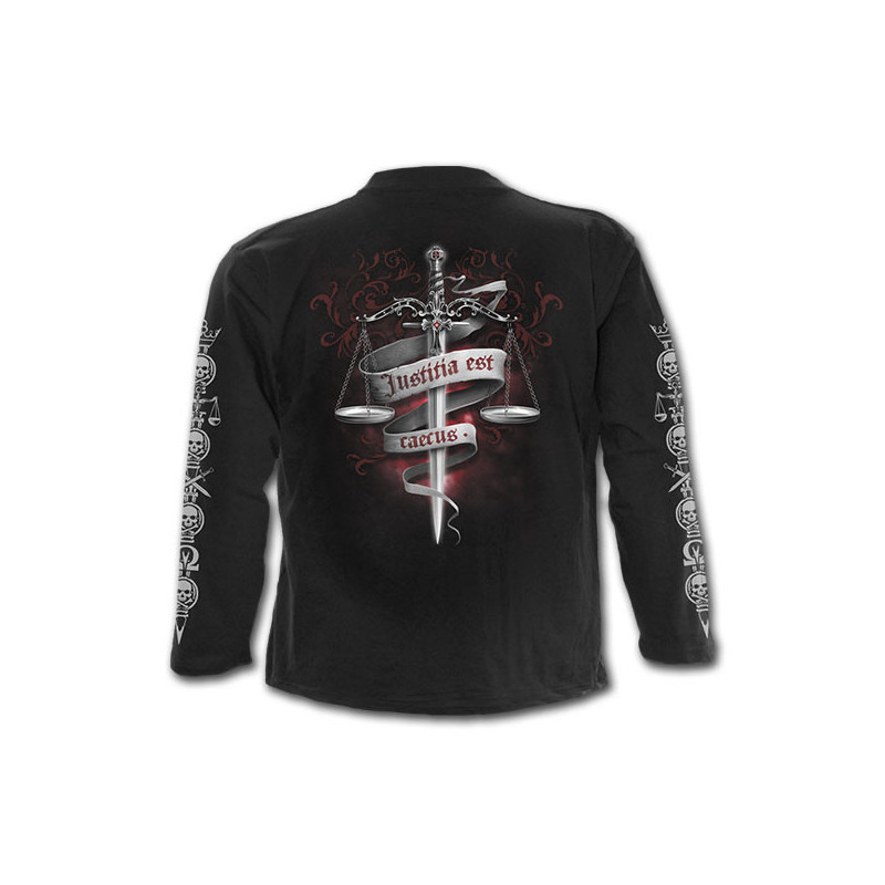 Blind justice - T-shirt homme gothic - Manches longues