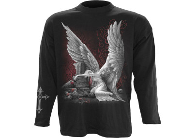Tears of an angel  - Tee-shirt homme - Ange gothic - dark fantasy manches longues