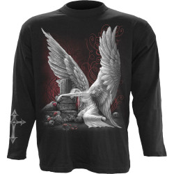 Tears of an angel  - Tee-shirt homme - Ange gothic - dark fantasy manches longues