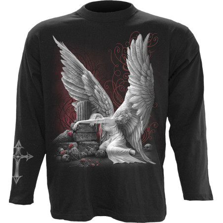 Tears of an angel  - Tee-shirt homme - Ange gothic - dark fantasy manches longues