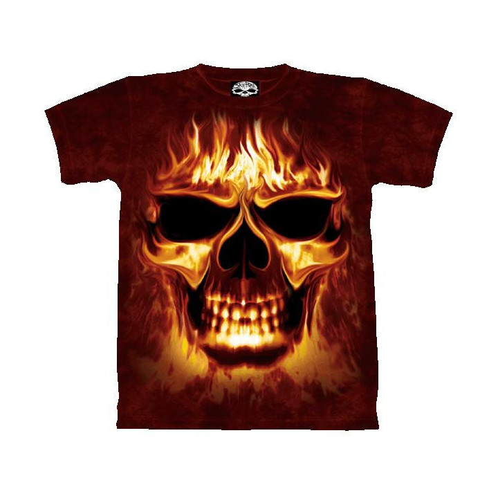 Skulfire - T-shirt tête de mort - Crâne Tee shirt