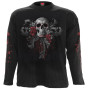 Sugar doll - Tee-shirt homme skull - Manches longues - Vetement dark fantasy gothique