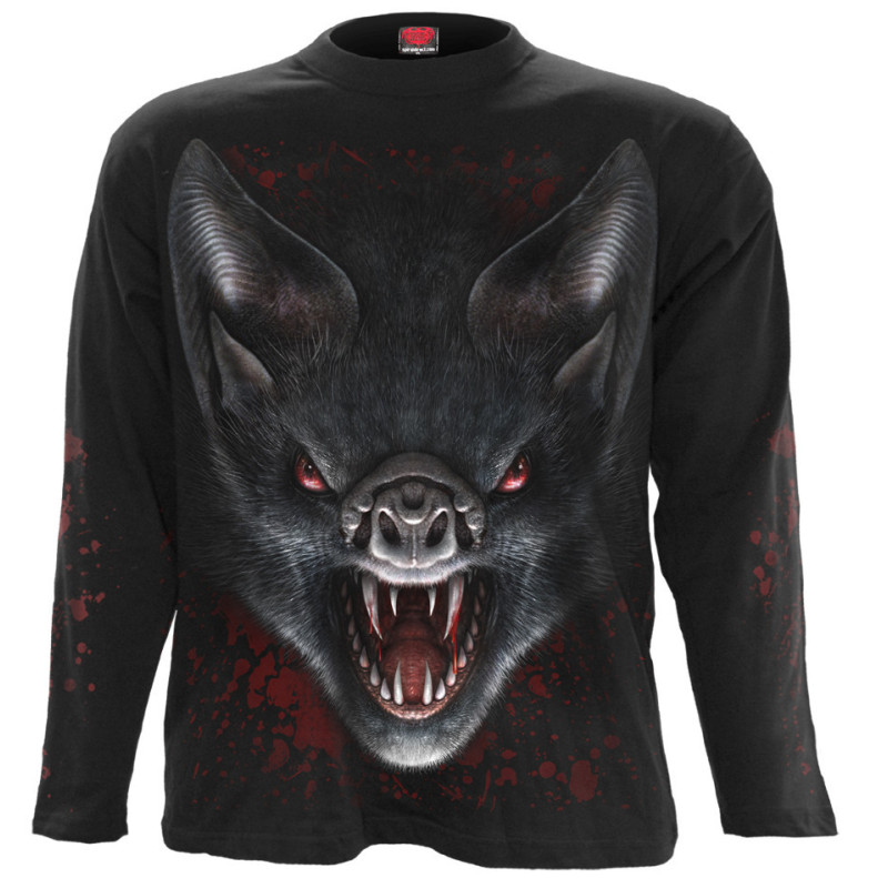 Vampire bat - Tee-shirt homme - Chauve souris - gothic - dark fantasy manches longues