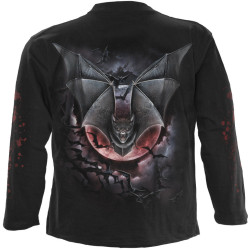Vampire bat - Tee-shirt homme - Chauve souris - gothic - dark fantasy manches longues