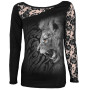 Tribal lion - T-shirt femme - Manches longues
