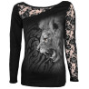 Tribal lion - T-shirt femme - Manches longues