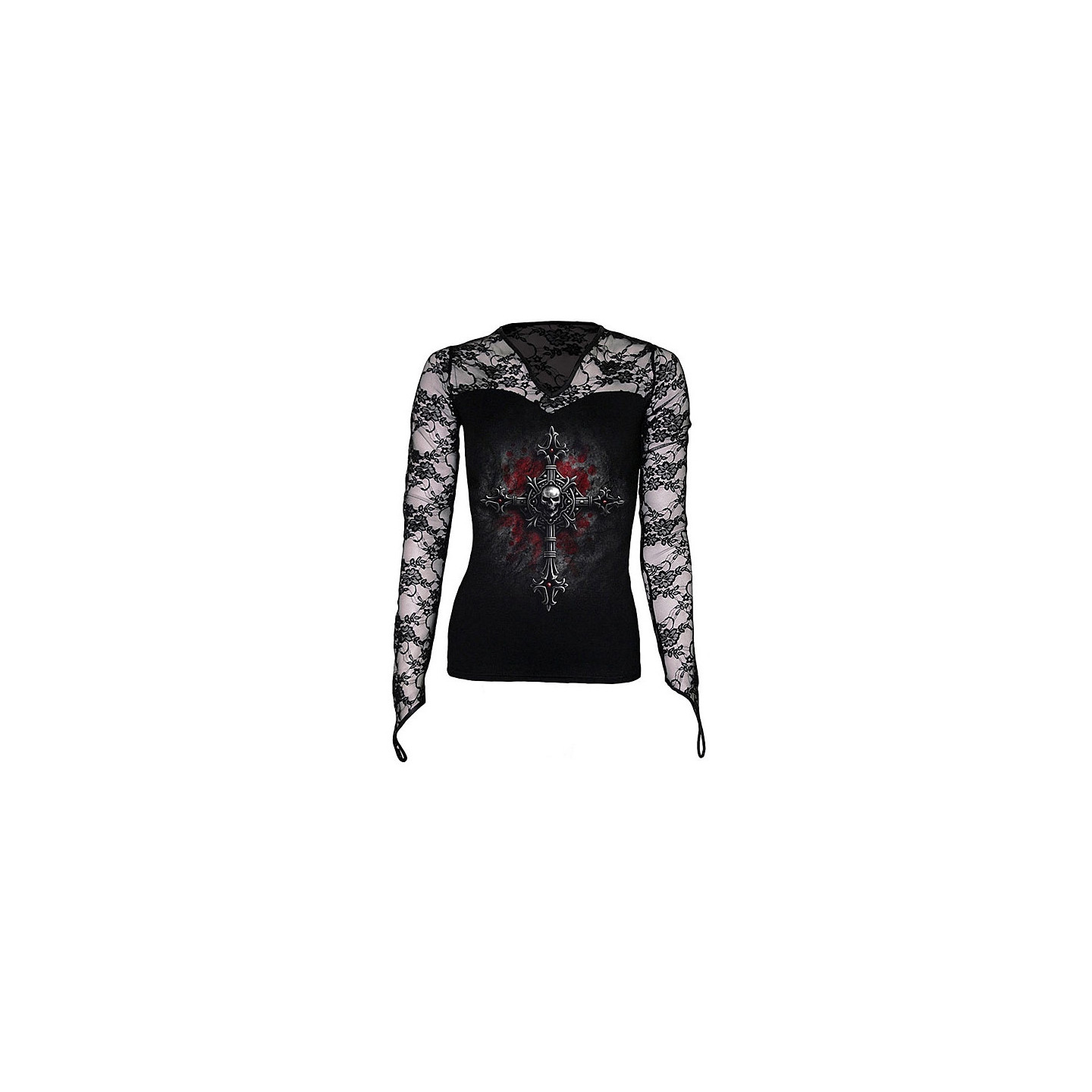 Tee-shirt femme vampire gothique Vêtement dark fantasy