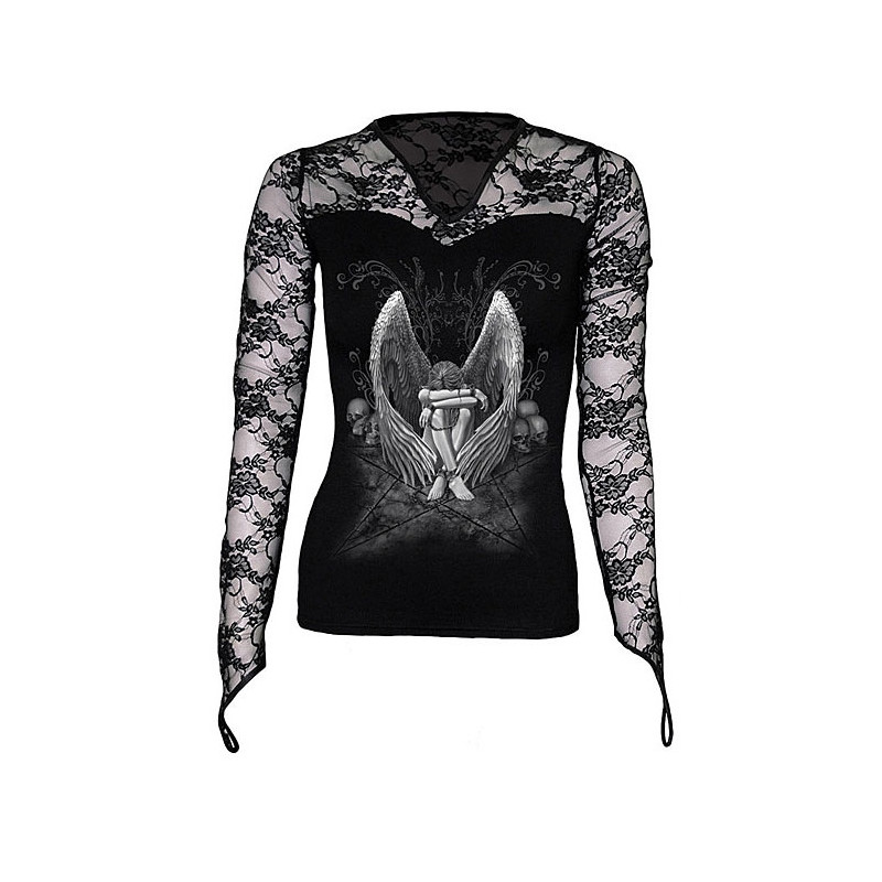 Enslaved sorrow - T-shirt femme - Ange gothic