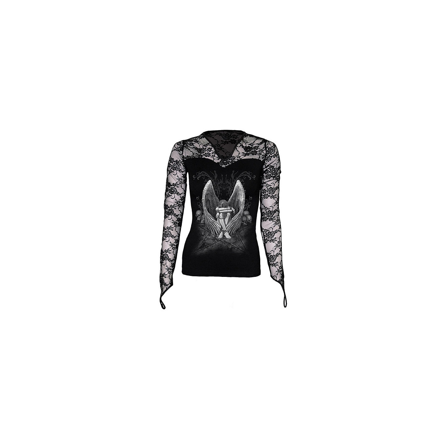 Enslaved sorrow - T-shirt femme - Ange gothic