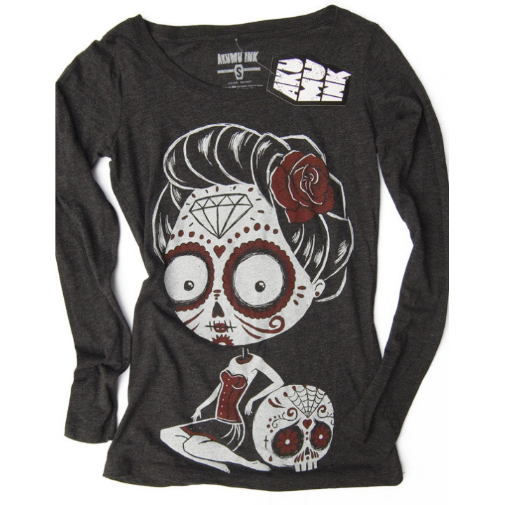 La Cavelera - T-shirt femme gothic manches longues - Akumu Ink - Boutique